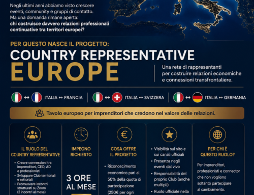 NON STIAMO CERCANDO MEMBRI. STIAMO CERCANDO COSTRUTTORI DI RELAZIONI EUROPEE.
