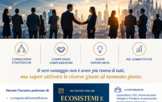 Imprese italiane, networking strategico e alleanze tra professionisti per migliorare la competitività aziendale.